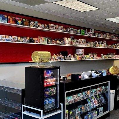 Pokemon, Magic the Gathering and Panini wall