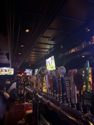 Beers on tap