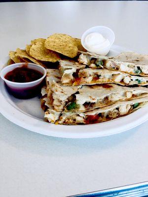 Chicken Quesadillas