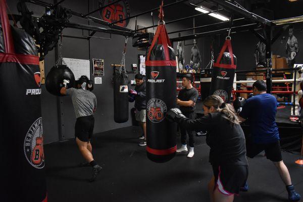 We have daily classes for  anyone with an interest in boxing!