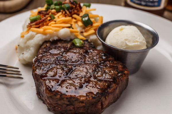 Steak Night Every Thursday! $11.99 hand cut Filet & homemade potatoes