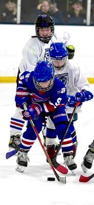 My daughter (tallest player) at a tournament held at Clearwater Ice Arena over Veterans Day 2022.