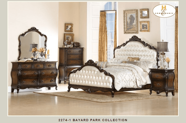 With an unexpected contrast that only serves to heighten the elegant profile, the Bayard Park Collection