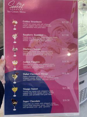 IceCream Menu