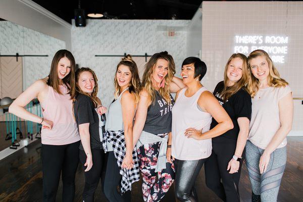 GB Instructor babes (left to right): Kelsey, Lindsay, Kirby, Lacey, Kristen, Nina, Justine, Sara (not pictured)