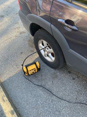 Got a flat tire? We can help! Give us a call 862-899-3325. We provide affordable Roadside Assistance service