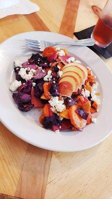 Roasted root veg plate