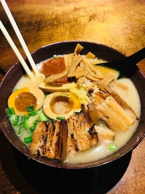 This amazing Ramen is called the Cadillac you won't find it on the menu.