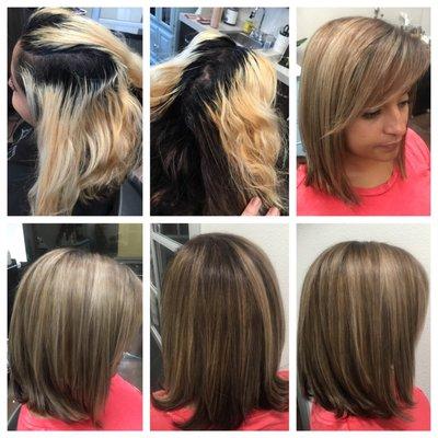 Color correction was needed amazing results #beyondhairbyjess