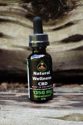 1350 mg. CBD Isolated Tincture. Thc free.