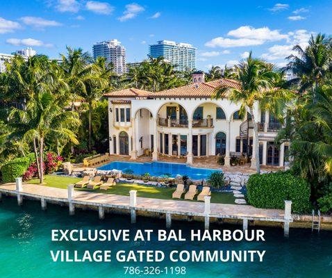 Exclusive at Bal Harbour Gated Community