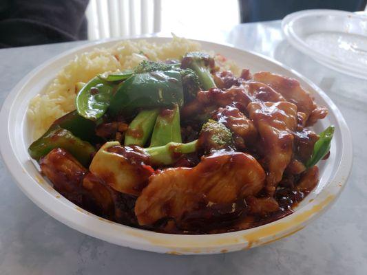 Hunan Chicken Lunch