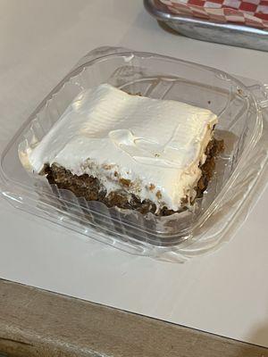 House made Carrot Cake with Cream Cheese Frosting