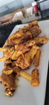 Thai peanut wings