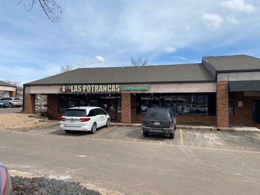 The front of the restaurant.