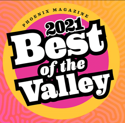 Voted Best Acupuncture Clinic, Best of the Valley 2021, Phoenix Magazine.