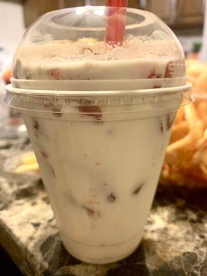 Fresas con crema