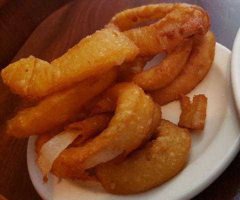 Crispy, crunchy, golden fried onion rings