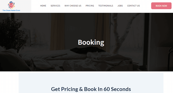 You can easily book with us directly online. Your price is shown in real time as you add the services you need!