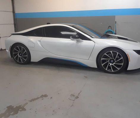 BMW i8 window tint service