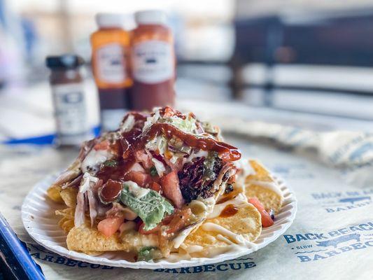 Pulled pork nachos (only served on Tuesday)