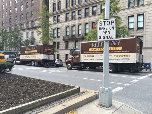 Moving out a large collection on Park Avenue