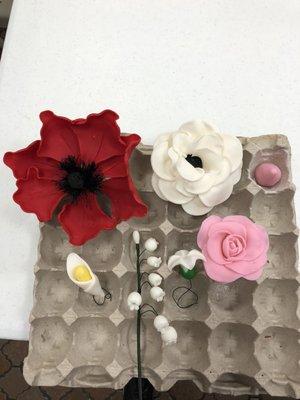 Gum Paste class - all flowers made