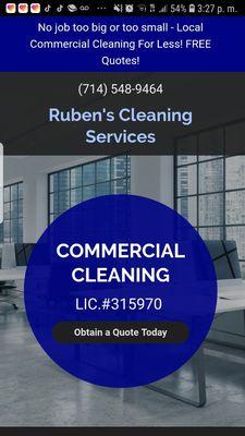 Rubens Cleaning Services