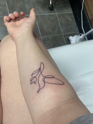 Humming bird tattoo