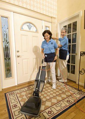 Always Ready Cleaning - Maids arrive on time and in uniform.