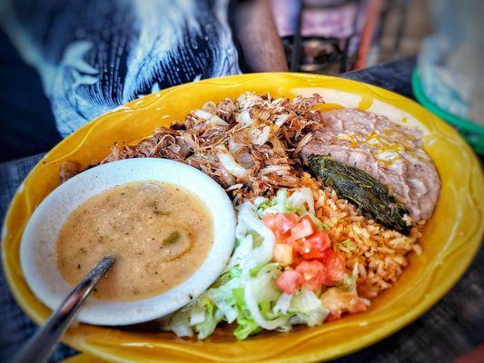 Carnitas plate