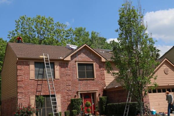 INSTALLATION OF TIMBERLINE HIGH HICKORY SHINGLE