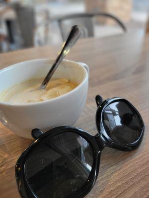 Affogato with vanilla Gelato