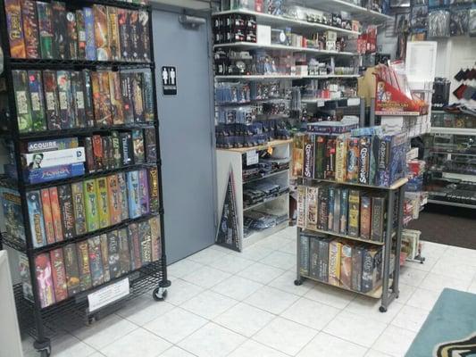 Over 400 boards games always in stock!  We have daily specials and discounts all the time!