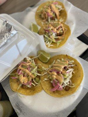 Fish Tacos Shrimp Tacos