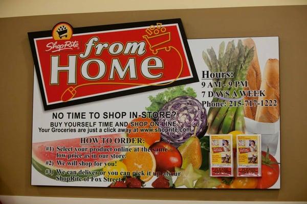 ShopRite from Home available at ShopRite of Brooklawn