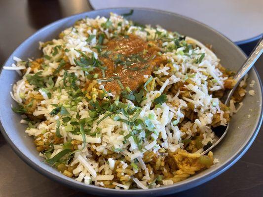 Lava Paneer Pulav