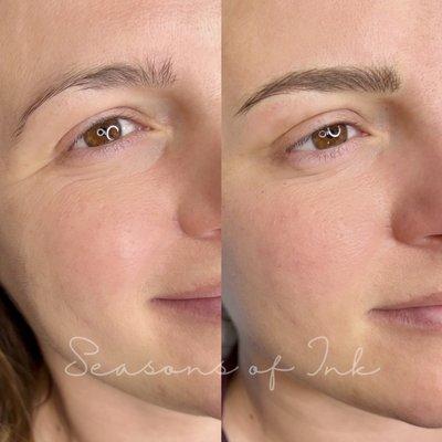 Nano Brows for this babe. The most natural of brow treatments :)