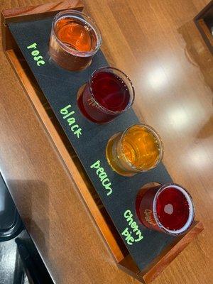 Cider flight