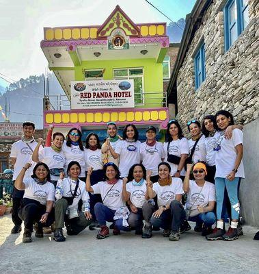 Ritu leading the Langtang Valley Trek in 2024