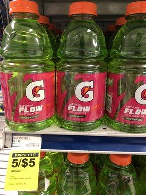 My favorite Gatorade flavor is on sale! 5 for $5! Must be a DOD ID cardholder.