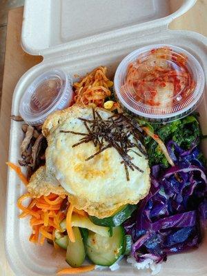 Vegetarian bibimbap