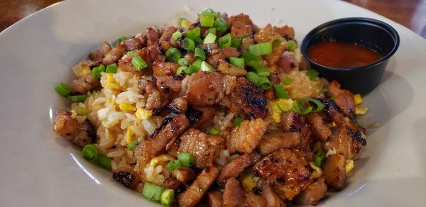 Korean Pork Belly Fried Rice