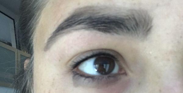 Brow and lash tint by corina. Do not recommend.