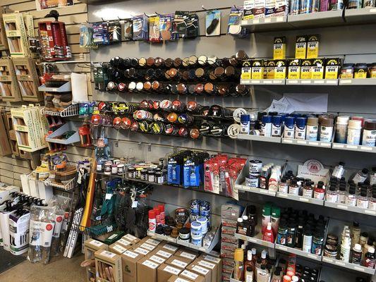 A wide selection of polish is available for all of your needs.