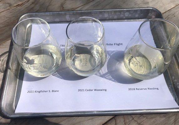 White Wine flight