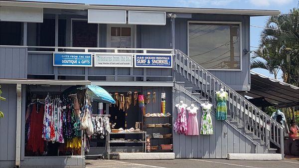 The new location is UPSTAIRS of the SAME building! (On the opposite side). Climb up the stairs until you reach the end. Mahalo!