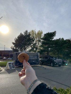 Apple cider mini donut