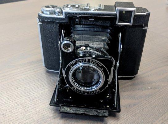 My post-war with pre-war components Zeiss Ikon Super Ikonta 532/16 after CLA by Mark Hansen.  Everything is spot on and it looks fantastic.