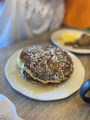 Churro pancakes